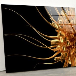 Wall Hangings Abstract Art Fractal Art Glass Print 2 1