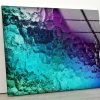 Wall Hangings Abstract Wall Art Rainbow Wall Art Glass Print