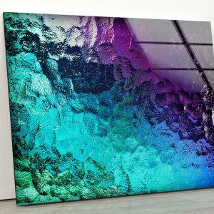 Wall Hangings Abstract Wall Art Rainbow Wall Art Glass Print
