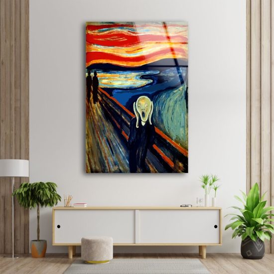 Wall Hangings Edvard Munch The Scream Wall Art Glass Print 1