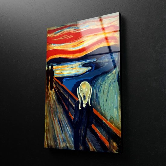 Wall Hangings Edvard Munch The Scream Wall Art Glass Print 2