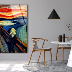 Wall Hangings Edvard Munch The Scream Wall Art Glass Print