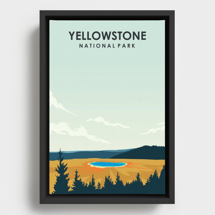 Yellowstone-National-Park-Travel-Poster-Canvas-Print-Wall-Art-Decor-1 Yellowstone National Park Travel Poster Canvas Print Wall Art Decor 1