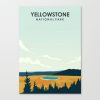 Yellowstone National Park Travel Poster Canvas Print - Wall Art Decor