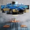1965 Shelby Mustang Car Canvas 5 Piece Five Panel Print Modern Wall Art Poster Wall Art Decor
