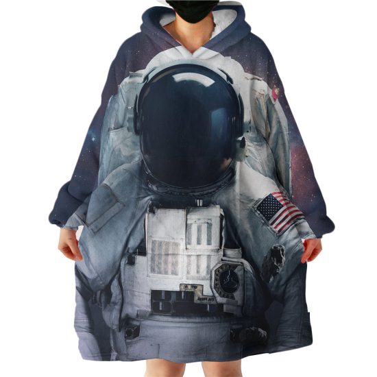 American Astronaut Hoodie Wearable Blanket WB0836