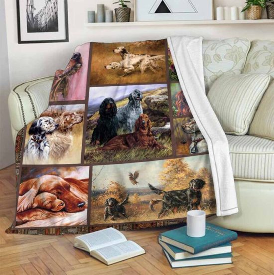 American Cocker Spaniel Blanket Sherpa Blanket Fleece Blanket Birthday Gift For Dog Lover Dog Blanket 1