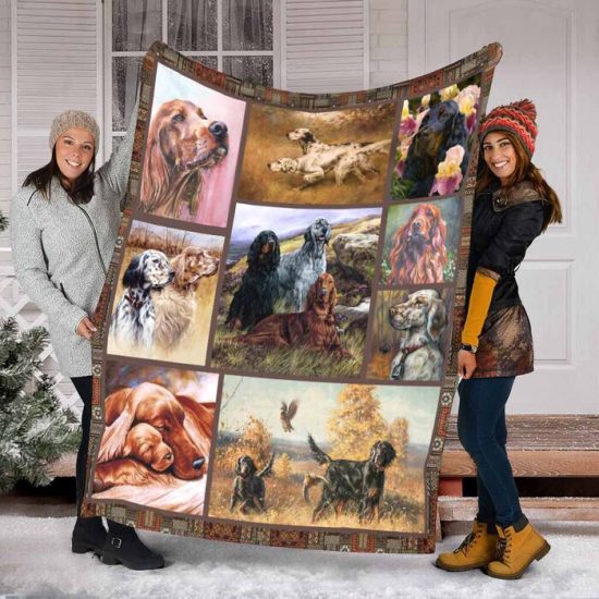 American Cocker Spaniel Blanket Sherpa Blanket Fleece Blanket Birthday Gift For Dog Lover Dog Blanket 2