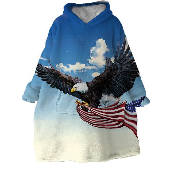 American Eagle Hoodie Wearable Blanket WB2061 1