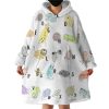 Animal Alphabet Hoodie Wearable Blanket WB1761