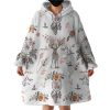 Antler & Dream Catcher Hoodie Wearable Blanket WB0886