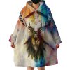 Antler Hoodie Wearable Blanket WB1432