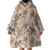 Antler Trophyhead Hoodie Wearable Blanket WB1130