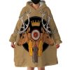 Antler Trophyhead Hoodie Wearable Blanket WB1891