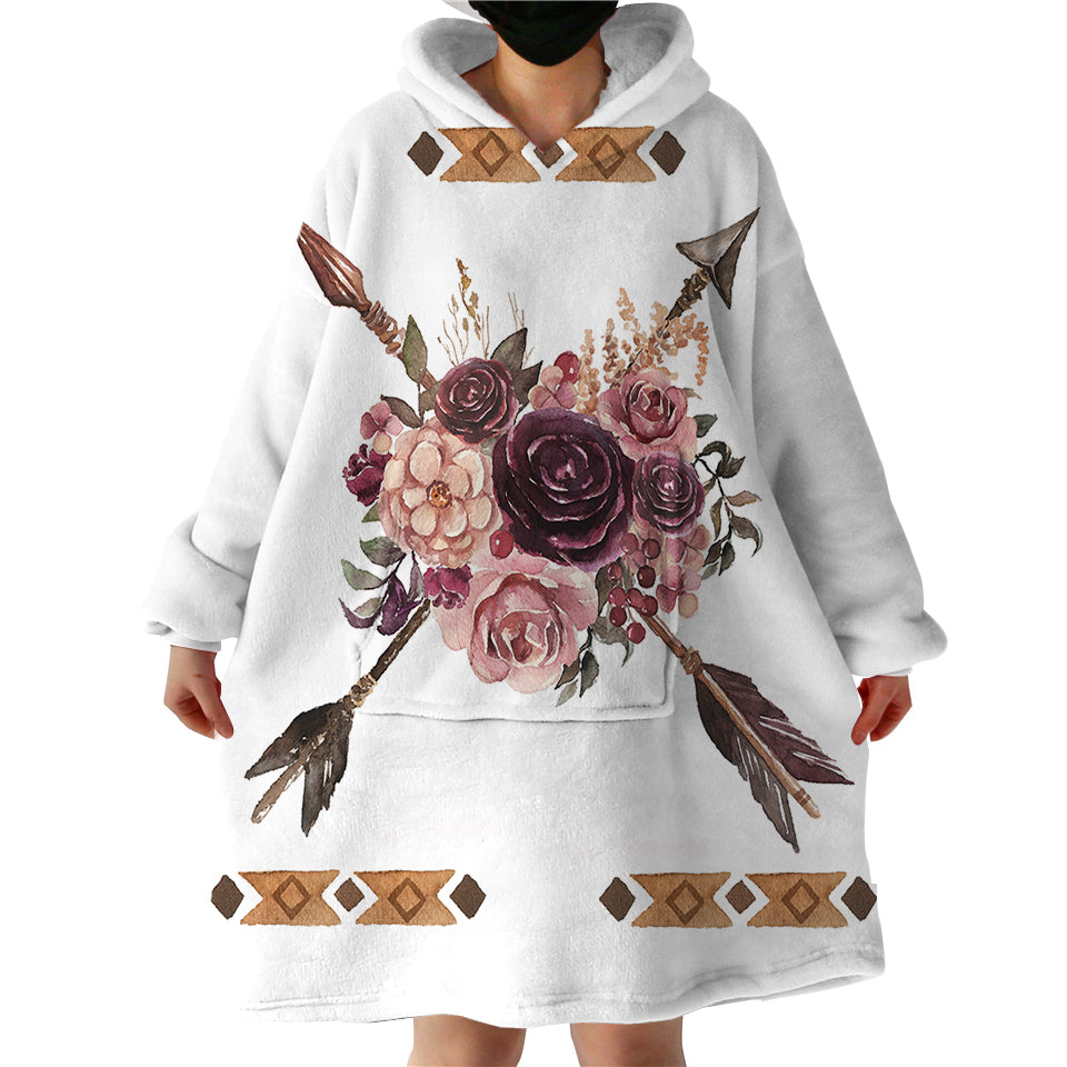 Arrose Hoodie Wearable Blanket WB1836