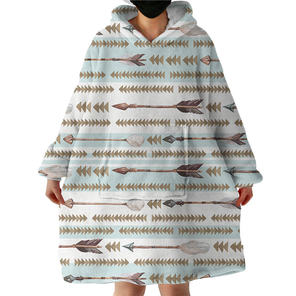Arrows Hoodie Wearable Blanket WB1858