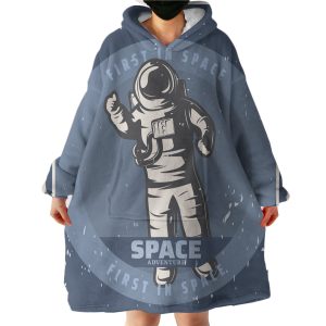 Astronaut Explore Space Hoodie Wearable Blanket WB1280