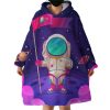 Astronaut Galaxy Hoodie Wearable Blanket WB0004