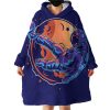 Astronaut Kick The Ball Hoodie Wearable Blanket WB1315