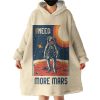 Astronaut On The Mars Hoodie Wearable Blanket WB1328
