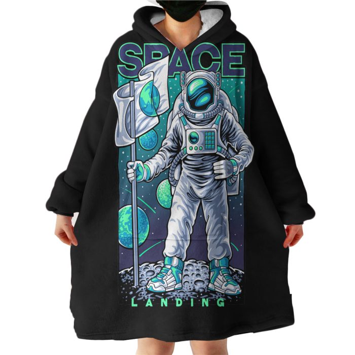 Astronaut Space Hoodie Wearable Blanket WB0833