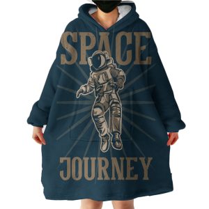 Astronaut Space Journey Hoodie Wearable Blanket WB1305