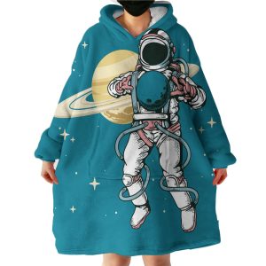 Astronaut Vintage Hoodie Wearable Blanket WB1296
