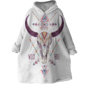 Aztec Trophyhead Hoodie Wearable Blanket WB1415 1