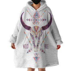 Aztec Trophyhead Hoodie Wearable Blanket WB1415