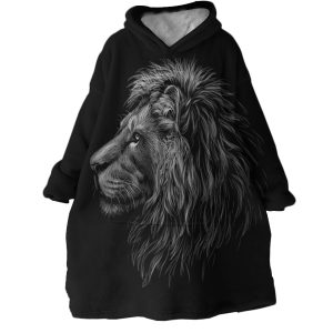 BW Lion Hoodie Wearable Blanket WB1228 1