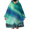 Beautiful Moon View Hoodie Wearable Blanket WB1259
