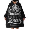 Bible Quote Hoodie Wearable Blanket WB0907