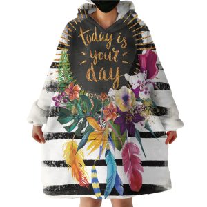 Birthday Card Hoodie Wearable Blanket WB0405
