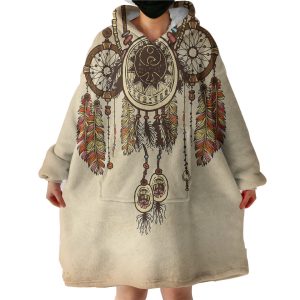 Boho Dream Catcher Hoodie Wearable Blanket WB0809
