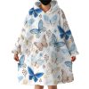 Butterflies Hoodie Wearable Blanket WB1589