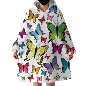 Butterfly Collection Hoodie Wearable Blanket WB0409
