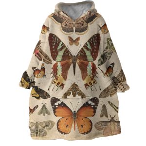 Butterfly Collector Hoodie Wearable Blanket WB1497 1