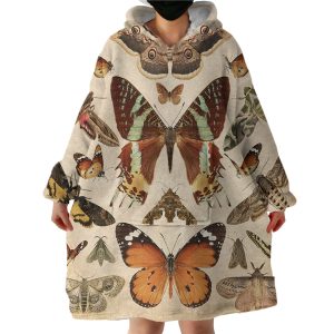 Butterfly Collector Hoodie Wearable Blanket WB1497