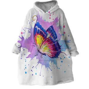 Butterfly Hoodie Wearable Blanket WB1036 1