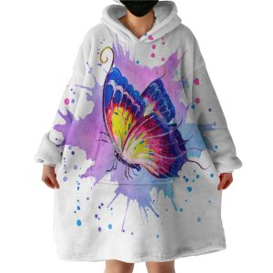 Butterfly Hoodie Wearable Blanket WB1036