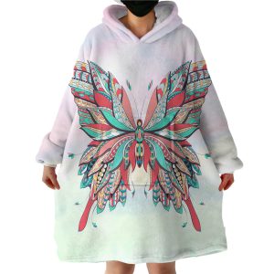 Butterfly Hoodie Wearable Blanket WB1993