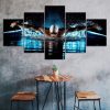 Butterfly Stroke Swimming Sport Picture 5 Piece Five Panel Wall Canvas Print Modern Poster Wall Art Decor