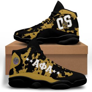 Camouflage Alpha Phi Alpha Sneakers Air Jordan 13 Shoes 3