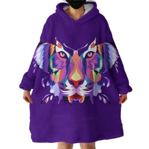 Camouflaged Butterfly Hoodie Wearable Blanket WB1481