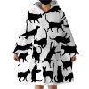 Cat Ninja Hoodie Wearable Blanket WB1524