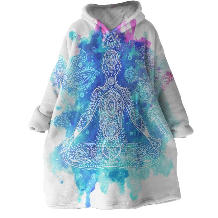 Chakras Hoodie Wearable Blanket WB1221 1