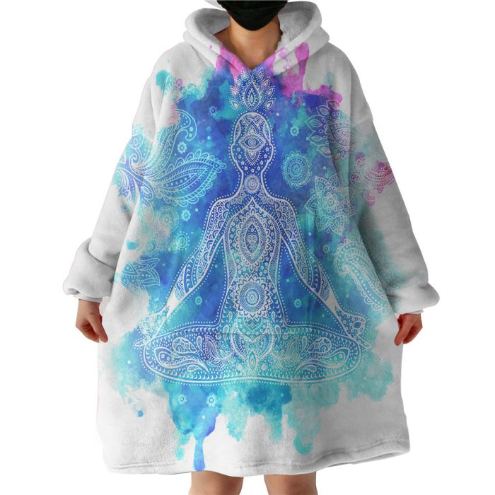 Chakras Hoodie Wearable Blanket WB1221