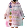 Chakras Hoodie Wearable Blanket WB2129