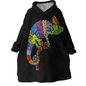 Chameleon Hoodie Wearable Blanket WB1463 1