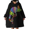 Chameleon Hoodie Wearable Blanket WB1463